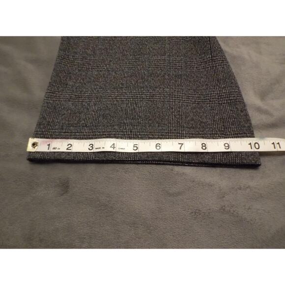 Apt. 9 Ava Woman's Sz.6 Black Gray Plaid Cropped Capri Dress Pants Office - Picture 10 of 10